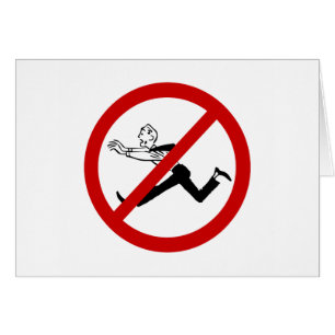no-running