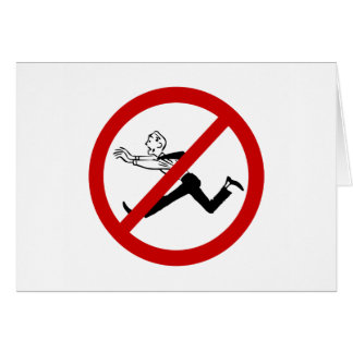 no-running