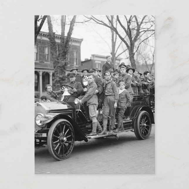 No Safety Badges Awarded, 1910s Postcard (Front)