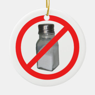 No salt ceramic ornament