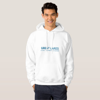 No Salt, No Sharks, No Worries Great Lakes Hoodie