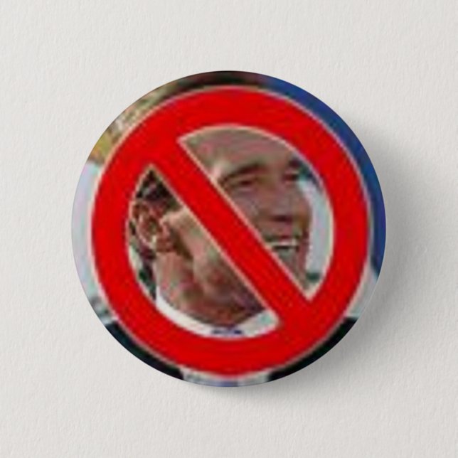 No Schwarzenegger! 2 Inch Round Button (Front)