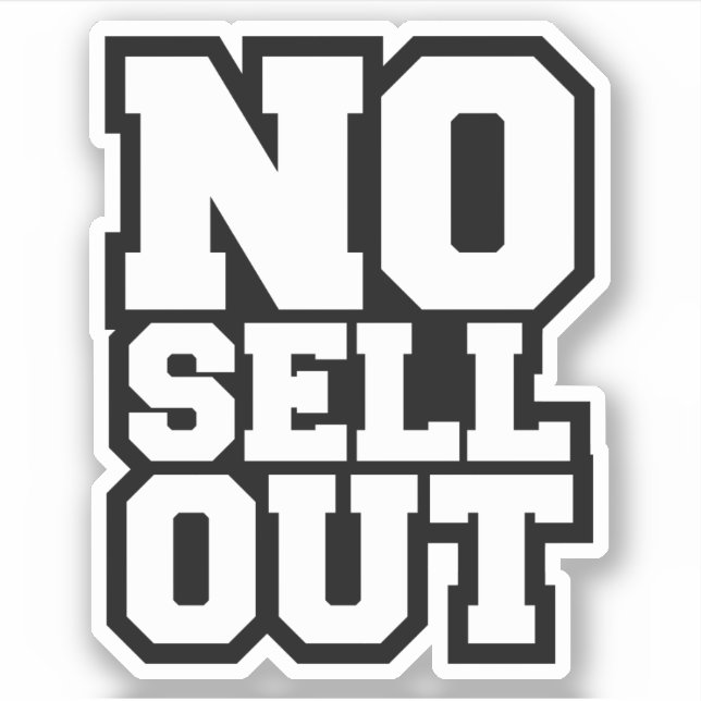 NO SELL OUT (Front)