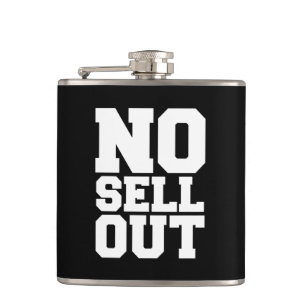 NO SELL OUT HIP FLASK