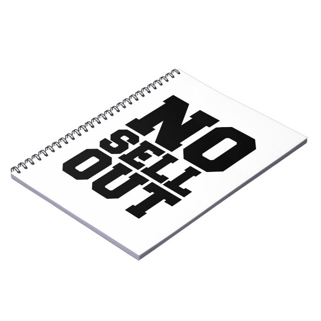 NO SELL OUT NOTEBOOK (Left Side)