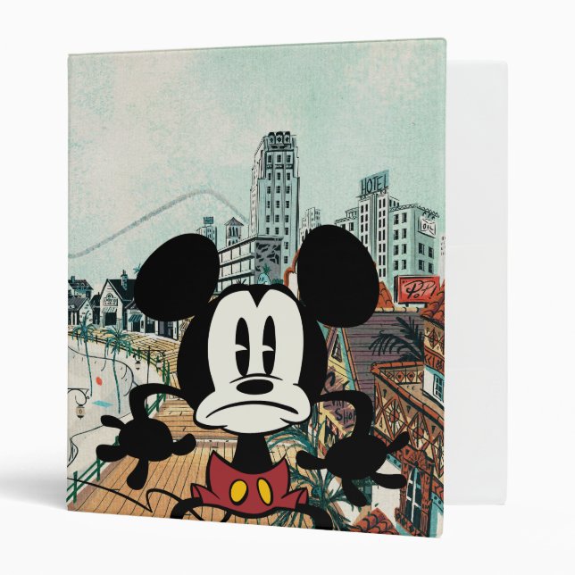 No Service | Alarmed Mickey Binder (Front/Inside)