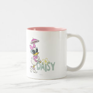 No Service   Cool Daisy Duck Two-Tone Coffee Mug