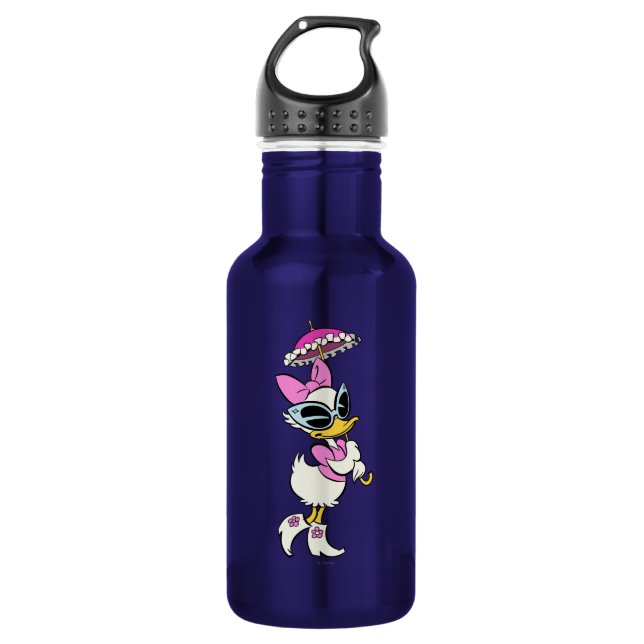 No Service | Daisy with Umbrella 532 Ml Water Bottle (Front)