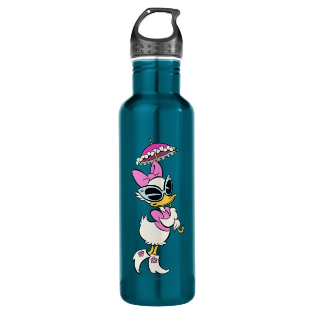 No Service | Daisy with Umbrella 710 Ml Water Bottle (Front)