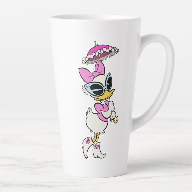 No Service | Daisy with Umbrella Latte Mug (Right)