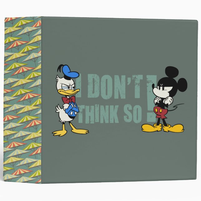 No Service | Mickey and Donald Binder (Front/Spine)