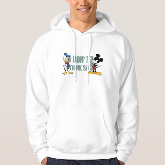 No Service | Mickey and Donald Hoodie (Front)