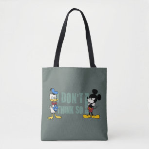 No Service   Mickey and Donald Tote Bag
