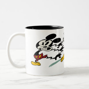 No Service   Mickey - Whoooa! Two-Tone Coffee Mug
