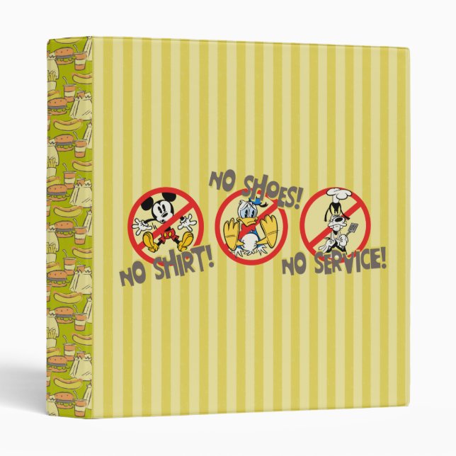 No Service | No Shirts or Shoes Binder (Front/Spine)