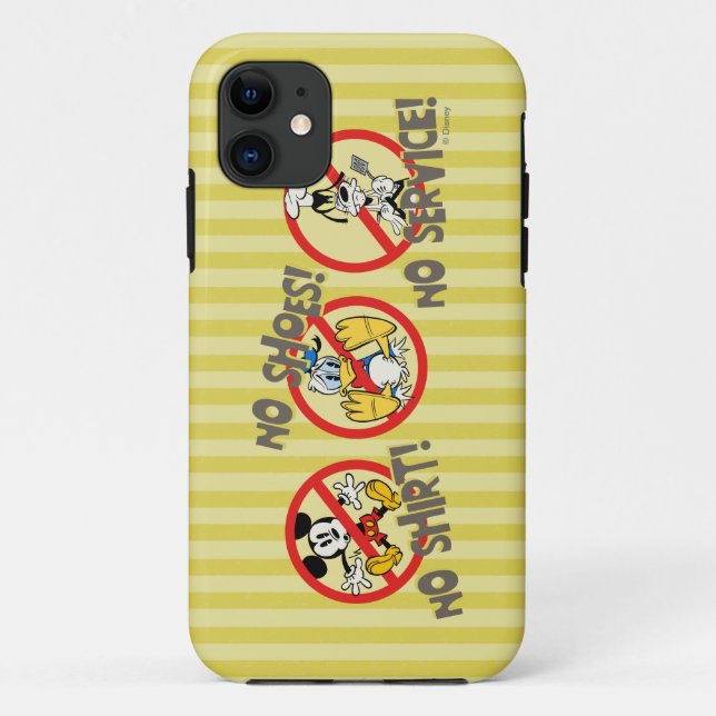 No Service | No Shirts or Shoes Case-Mate iPhone Case (Back)