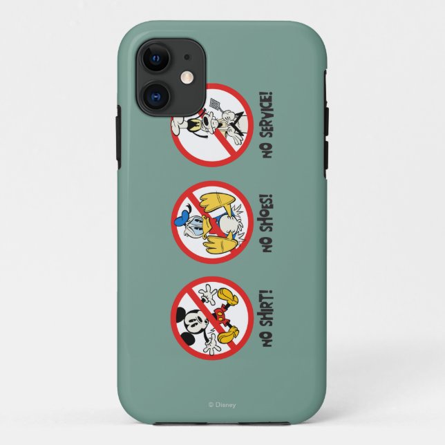 No Service | No Shirts or Shoes Horizontal Case-Mate iPhone Case (Back)