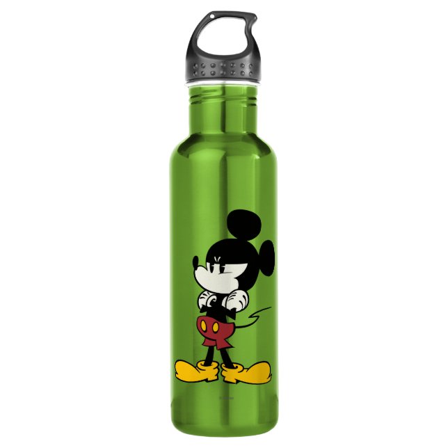 No Service | Upset Mickey 710 Ml Water Bottle (Front)