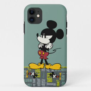 No Service   Upset Mickey iPhone 11 Case
