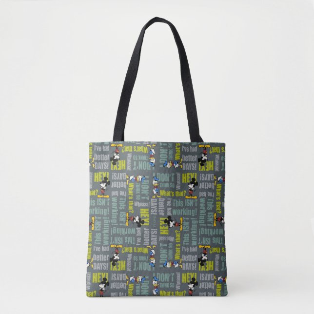 No Service | Upset Mickey Tote Bag (Front)