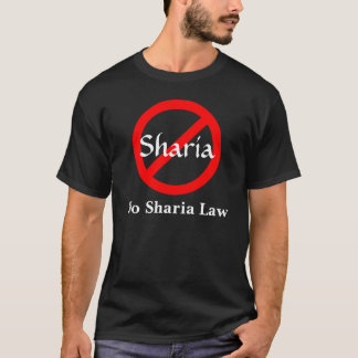 No Sharia Law T-Shirt