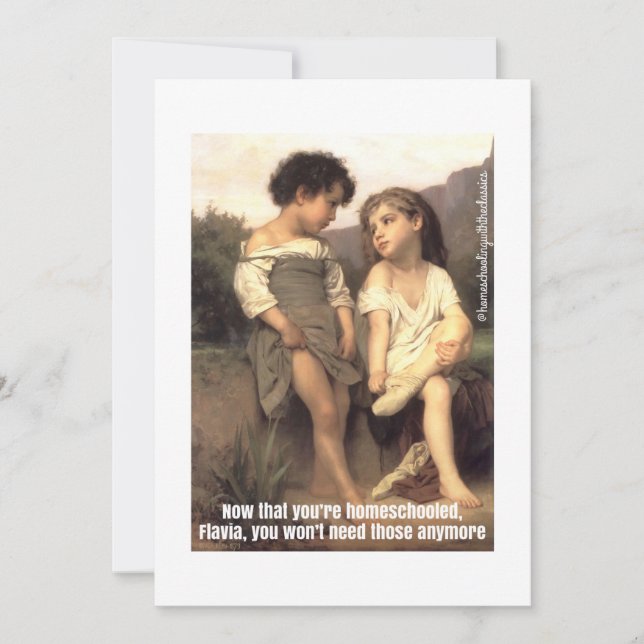 No shoes, no socks, no problem holiday card (Front)