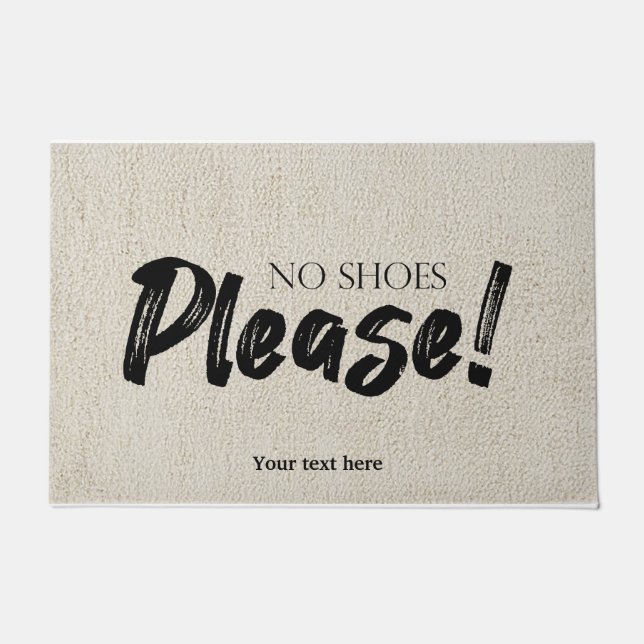 No shoes please doormat (Front)