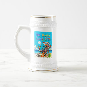 No Siesta Let's Fiesta Beer Stein
