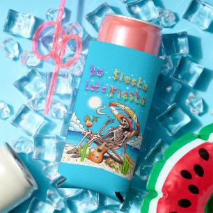 No Siesta Let's Fiesta Seltzer Can Cooler