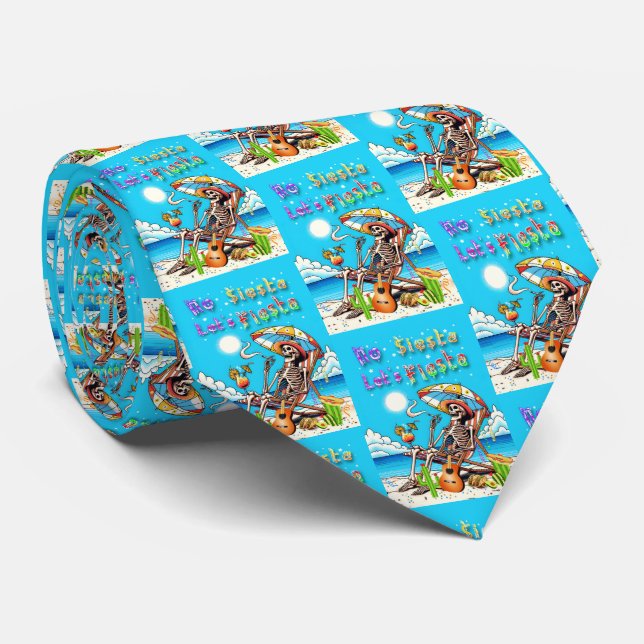 No Siesta Let's Fiesta Tie (Rolled)