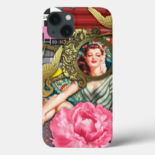 No-Signal - Cheeky Lady Digital Collage iPhone 13 Case