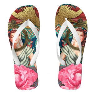 No-Signal - Cheeky Lady Flip Flops