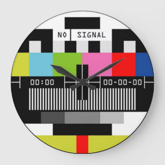 No Signal Large Clock
