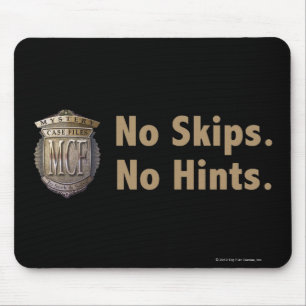 No Skips. No Hints. Gold Mouse Pad