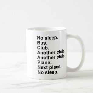 No Sleep Bus Club Vintage Funny For Men Women  Coffee Mug