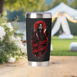 No Sleep Just Halloween Scream Gothic Horror Desig Insulated Tumbler