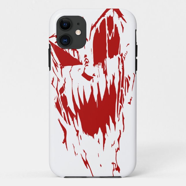 No Sleep - Red on White Halloween iPhone 5 Case (Back)