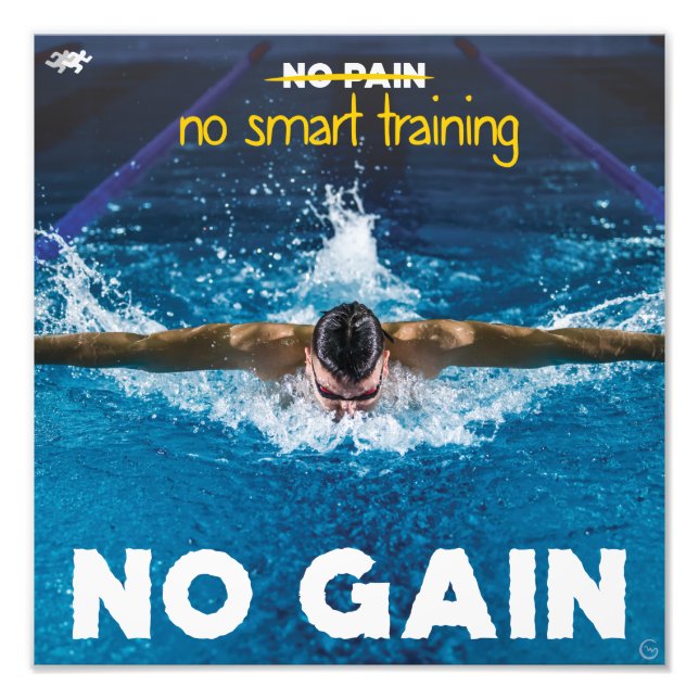 No smart training, no gain photo print (Front)