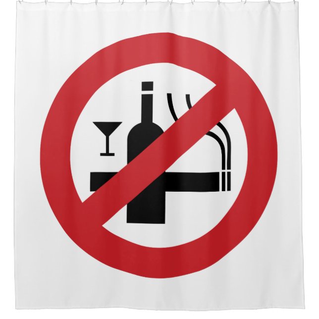 NO Smoking Alcohol ⚠ Thai Sign ⚠ (Front)
