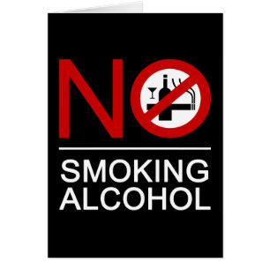 NO Smoking Alcohol ⚠ Thai Sign ⚠