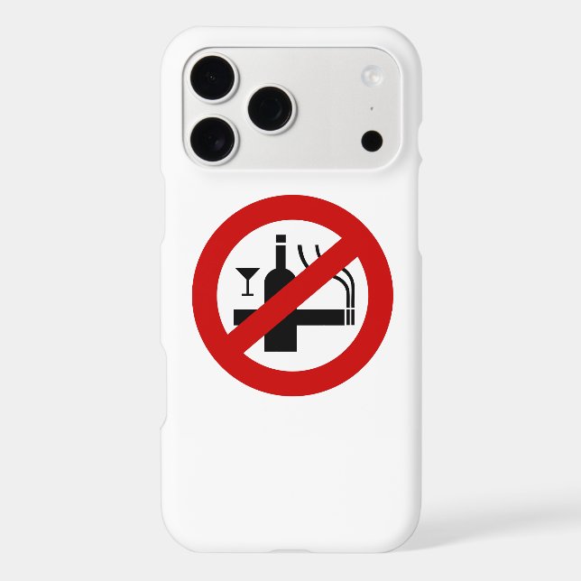 NO Smoking Alcohol ⚠ Thai Sign ⚠ (Back)