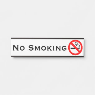 No Smoking Business Office Door Signs Sign