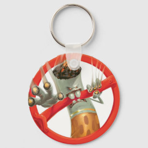 no smoking keychain