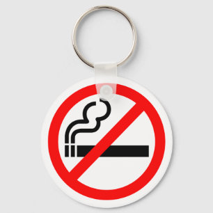 No Smoking Keychain