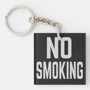 No Smoking Keychain