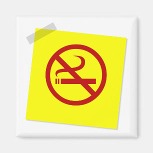 No Smoking Magnet