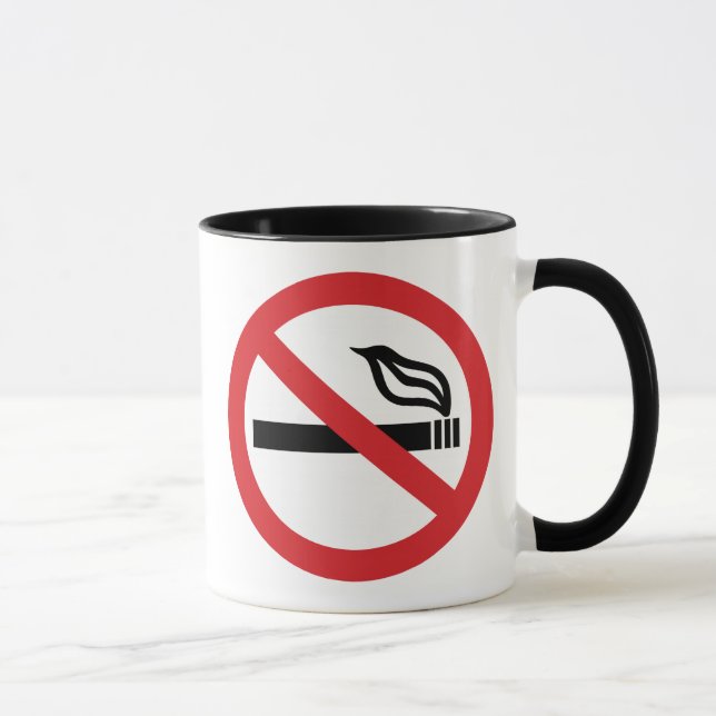 No Smoking Mug (Right)