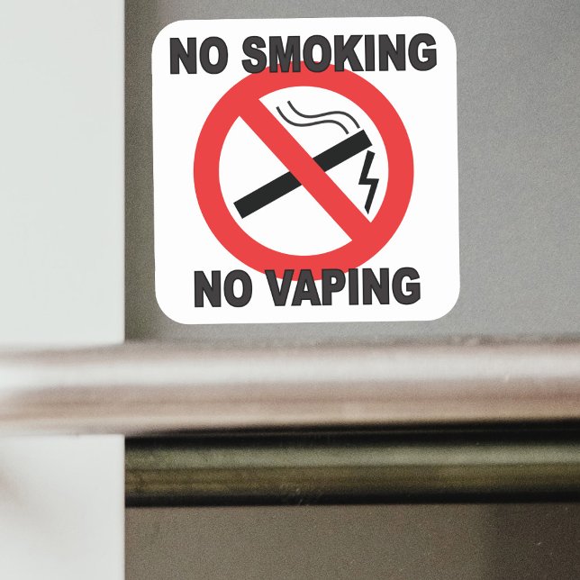 No Smoking No Vaping Signal sticker (Créateur téléchargé)