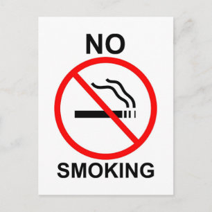 No Smoking Postcard