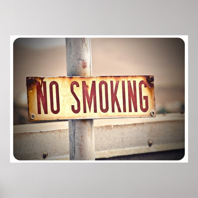 No Smoking Poster (Front)